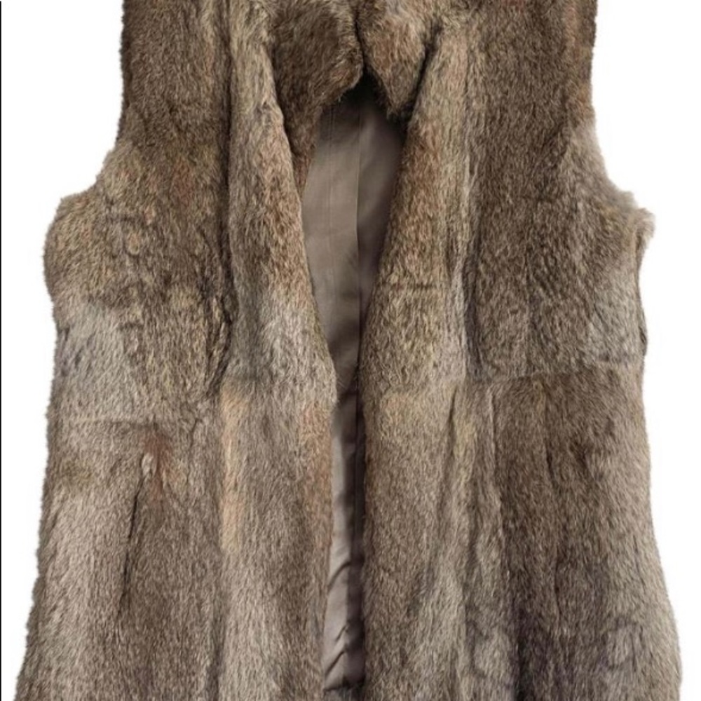 Michael Kors real rabbit fur vest. Size XS